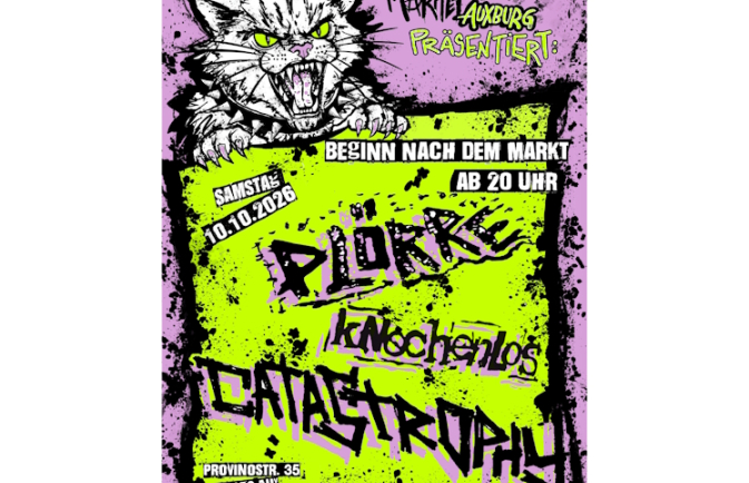 Aftershow des PunkRockMarktes Augsburg 