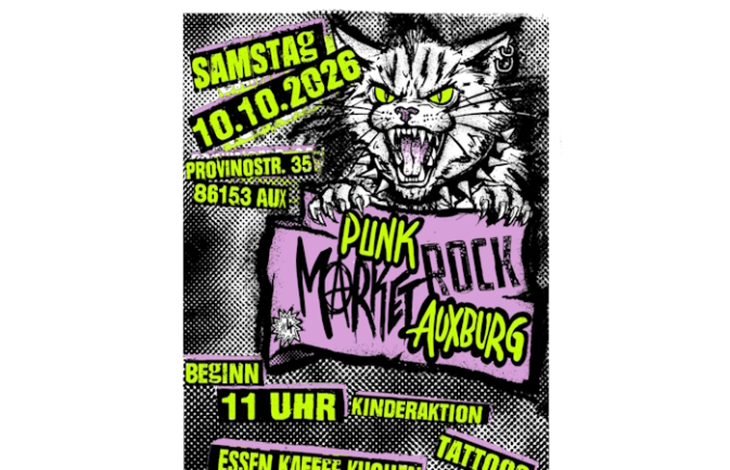 Kinderrahmenprogramm des PunkRockMarkt Augsburg 