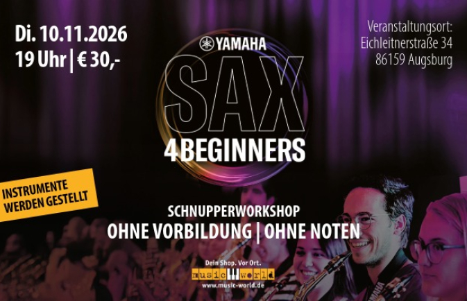 Sax4Beginners - in 3 Std. vom ersten Ton zum ersten Song