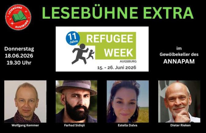 LESEBÜHNE EXTRA im Rahmen der Refugeeweek