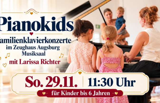 Pianokids-Familienkonzert mit Kindern bis 6 Jahre