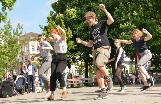 Swing in der City: kostenlose Schnupper-Tanzkurse