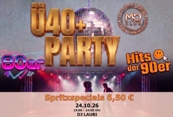 Ü 40 Party - Mo Club Augsburg