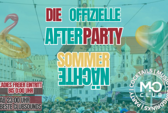 Afterparty Sommernächte - Mo Club Augsburg